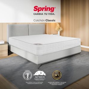 Colchón Semi Doble Spring Classic 120 x 190 x 24 cm