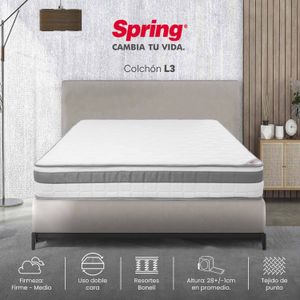 Colchón Doble Spring Sunrise Firme L3 V4 140 x 190 cm