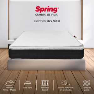 Colchón Doble Spring Vital Ortorelax 140 x 190 x 30 cm