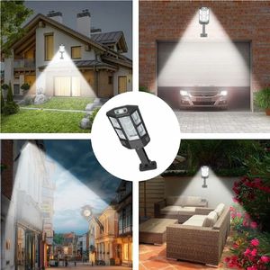 Lámpara Solar Exterior Pared Luz Impermeable 3 Modos Con Control