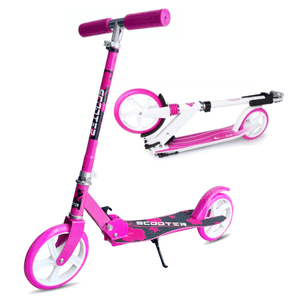 Patineta Scooter Plegable Xl Para Niños 7+ Jóvenes y Adultos Rosada