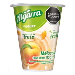 YOGURT ALGARRA MELOCOTON VAS 150 G