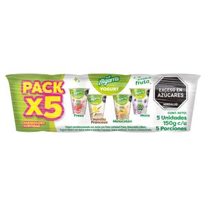 YOGURT ALGARRA VAS STDO 150 G X5