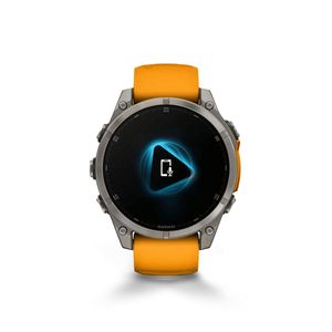 Reloj Garmin Fenix 8 47mm Amoled Zafiro Titanio Naranja