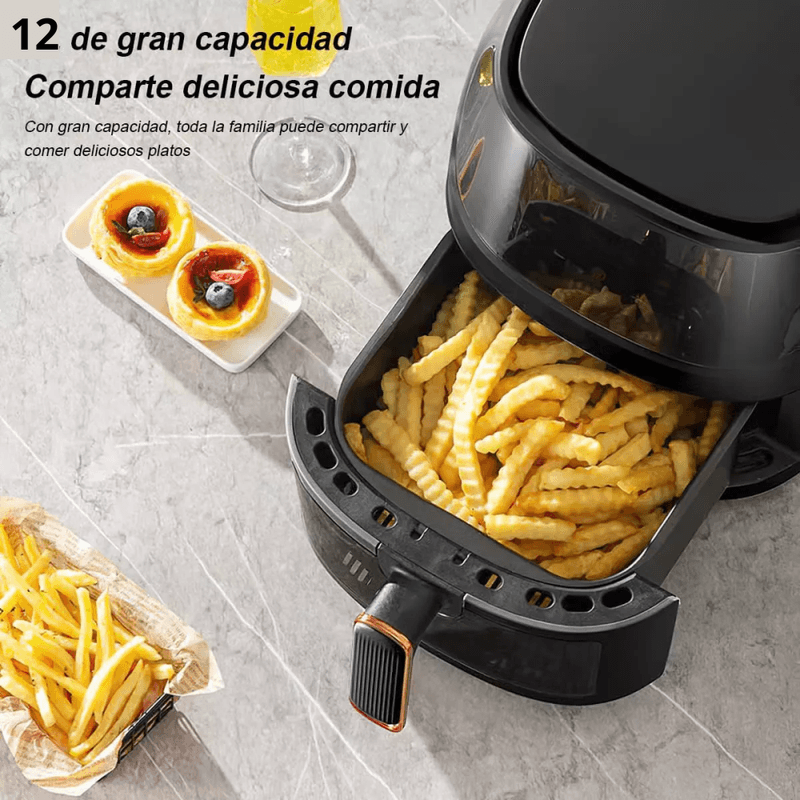 Freidora de Aire grande 8litros Xhome Tactil 05.png