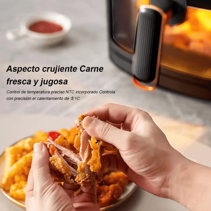 Freidora de Aire grande 8litros Xhome Tactil 08.png