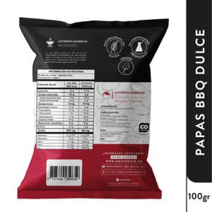 PBOCA PAPA MONTEROJO BBQ DULCE 100g