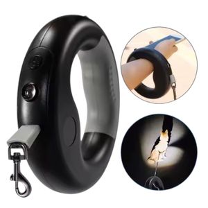 Collar Para Perro Con Luz LED, Retractil Y Diseño Moderno