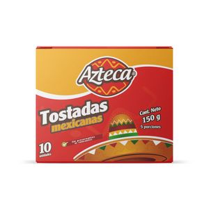 Tostadas Azteca Mexicanas 145 G X10 Unds