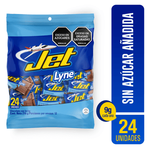 CHOCOLATINA MINIJET LYNE 24 un 9 g