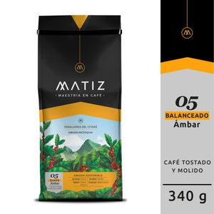 CAFE MATIZ AMBAR MOLIDO 340g