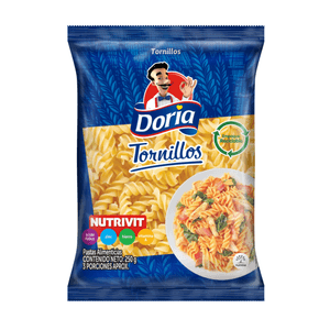 Pasta Doria Tornillo 250 G