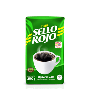 CAFE SELLO ROJO DCAFEIN 250 g