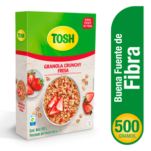 GRANOLA TOSH CEREAL FRESA 500 g