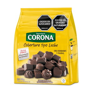 COBERTURA CORONA MASAGLASE LECHE 500g