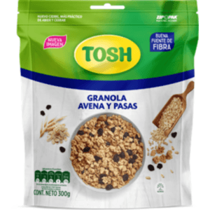 GRANOLA TOSH ARTESANAL AVENA PASA 300g