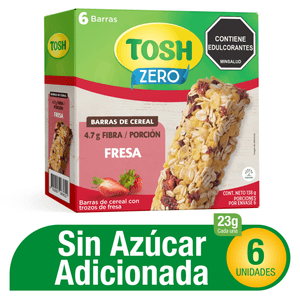 CEREAL TOSH BARR FRESA S/AZUCAR 23g X6un