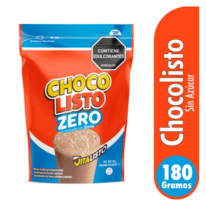 Bebida Achocolatada Chocolisto Sin Azúcar 180 G