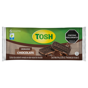 GALLETA TOSH LIGHT CHOC 144 g