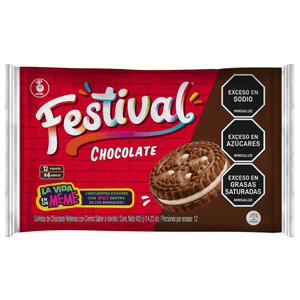 GALLETA FESTIVAL 403 g, CHOCOLATE