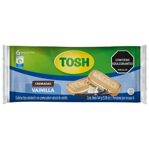GALLETA TOSH VAINILLA 144 g