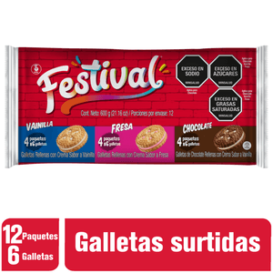 GALLETA FESTIVAL STDA 50 g X12