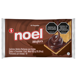 GALLETA WAFFER NOEL 432 g, CHOCOLATE