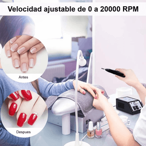 Taladro Pulidor De Uñas Eléctrico 20000 Rpm Mercedes 2000