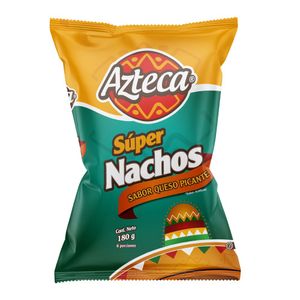 NACHOTES AZTECA SABOR QUESO PICANTE 180G