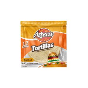 Tortilla Azteca Tradicional Burrito/Quesadilla 360 G X12 Unds