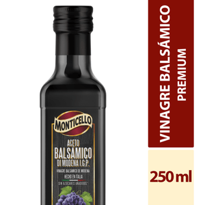 VINAGRE MONTICELLO BALSAMICO 250ML