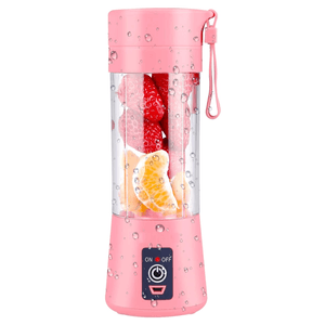 Mini Licuadora Batidora Portátil Recargable Juice Blender-ROSA