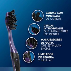 Cepillo de Dientes Oral B 5 Acciones Carbón X4 Unds