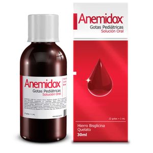 Anemidox para la deficiencia de Hierro Suspension Oral x30ml