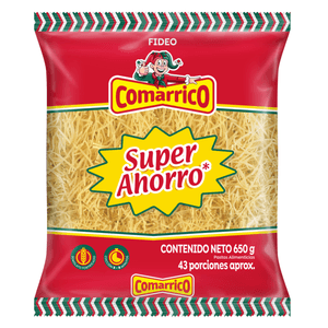 PASTA FIDEO COMARRICO CLASICA 650g