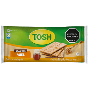 GALLETA TOSH MIEL FIT 324g