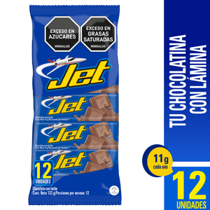 CHOCOLATINA JET LECHE BSA 132g