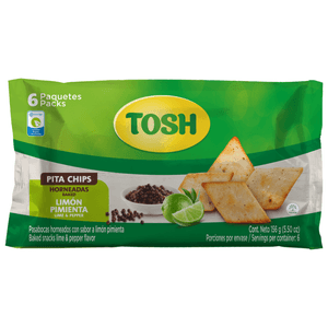 PASABOCA TOSH PITA CHIPS LIMON Bs. 156g