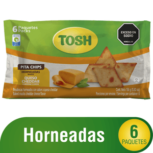 PASABOCA TOSH PITA CHIPS QUESO BS.156g
