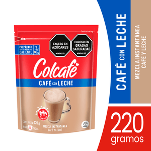 CAFE COLCAFE C/LECHE 220g