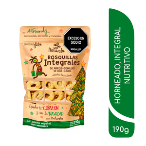 PASABOCA NATURELA ROSQUILLA CHIA/LIN BS 190G