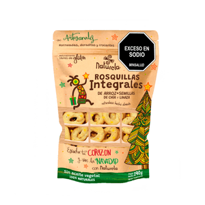 PASABOCA NATURELA ROSQUILLA CHIA/LIN BS 190G