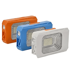 Linterna Lampara Led Con Panel Solar Recargable Portatil HT-189
