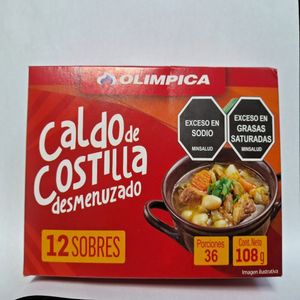 CALDO OLIMPICA CSTILLA DESMENUZ X12 108g