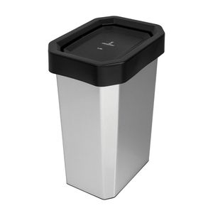 Canecas EstraBins  vaivén 26L Negro - No aprovechable IML Metalizado