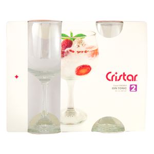 Copa Cristar Ginebra Gin Tonic X2 Art