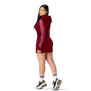 Vestido Mujer Vinotinto Fi 88799