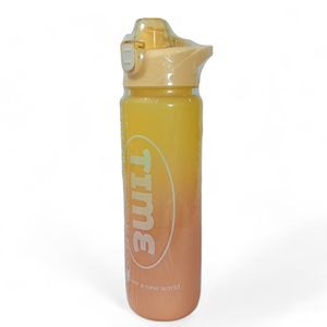 Termo Yoyoso de Plastico Degradado de 1000ml en Amarillo