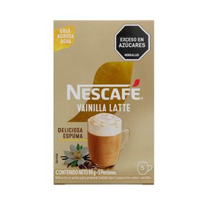 CAFE NESCAFE LATTE VAINILL 18G X6