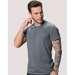 Camiseta Hombre Gris Oscuro Mp 88199